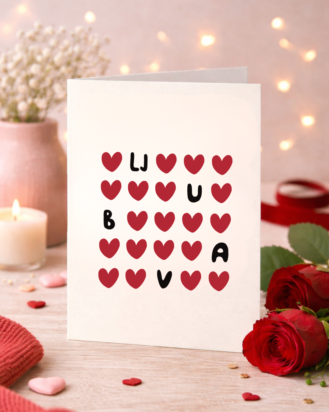 LJ U B A V - Čestitka za Valentinovo